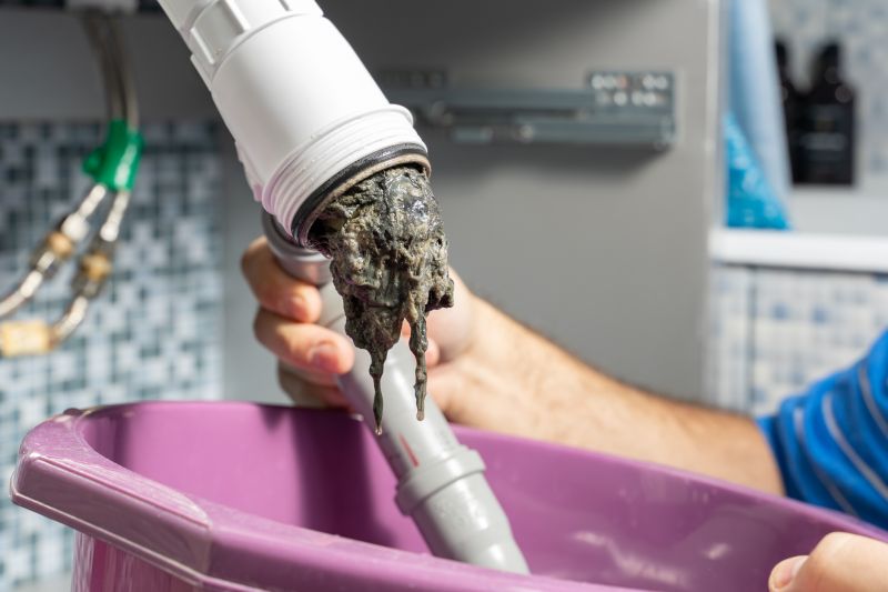 Drain cleaning process