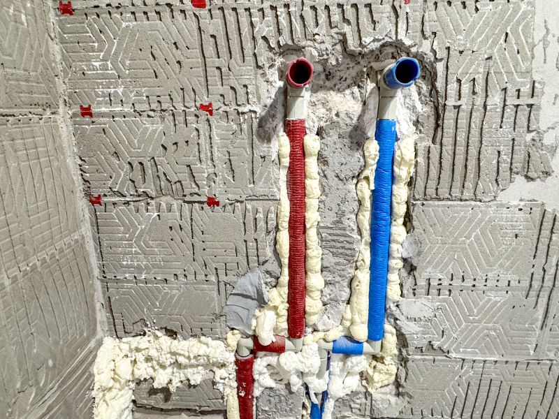 Pipe insulation installation